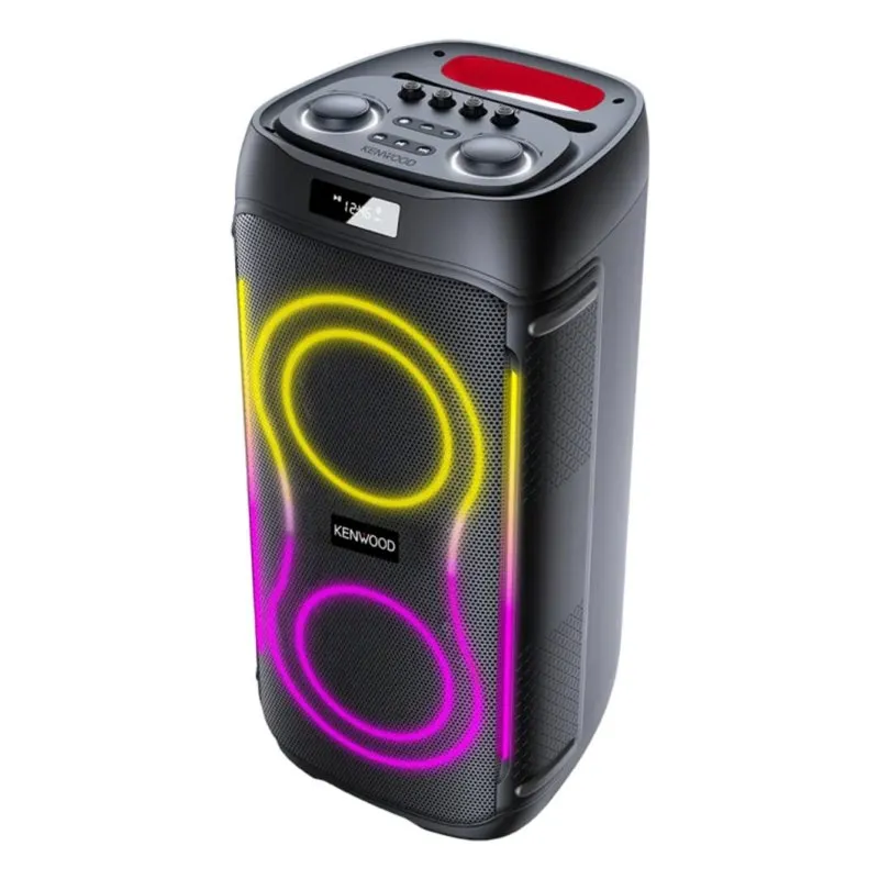 Altavoces Kenwood Torre Bluetooth 100W com LEDs e microSD