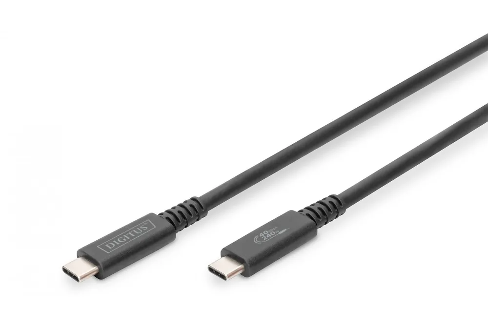 Digitus AK-300343-008-S cabo USB USB4 Gen 2x2 1 m USB AK-300343-008-S
