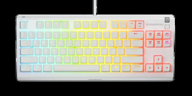 Teclado SteelSeries Apex 3 TKL (US) Branco