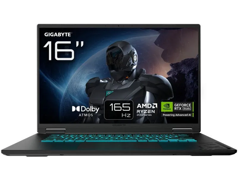 Portátil Gigabyte Gaming A16 GA6H 3WHK3PT864SD 16" R7 260 32GB DDR5 1TB RTX 5070 FHD+ 165Hz