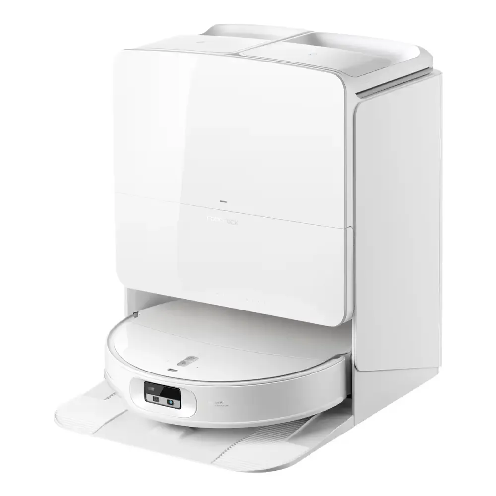 Aspirador Robô Roborock Qrevo Edge 2 Pro 25000Pa 6400mAh Branco + Estação de Esvaziamento