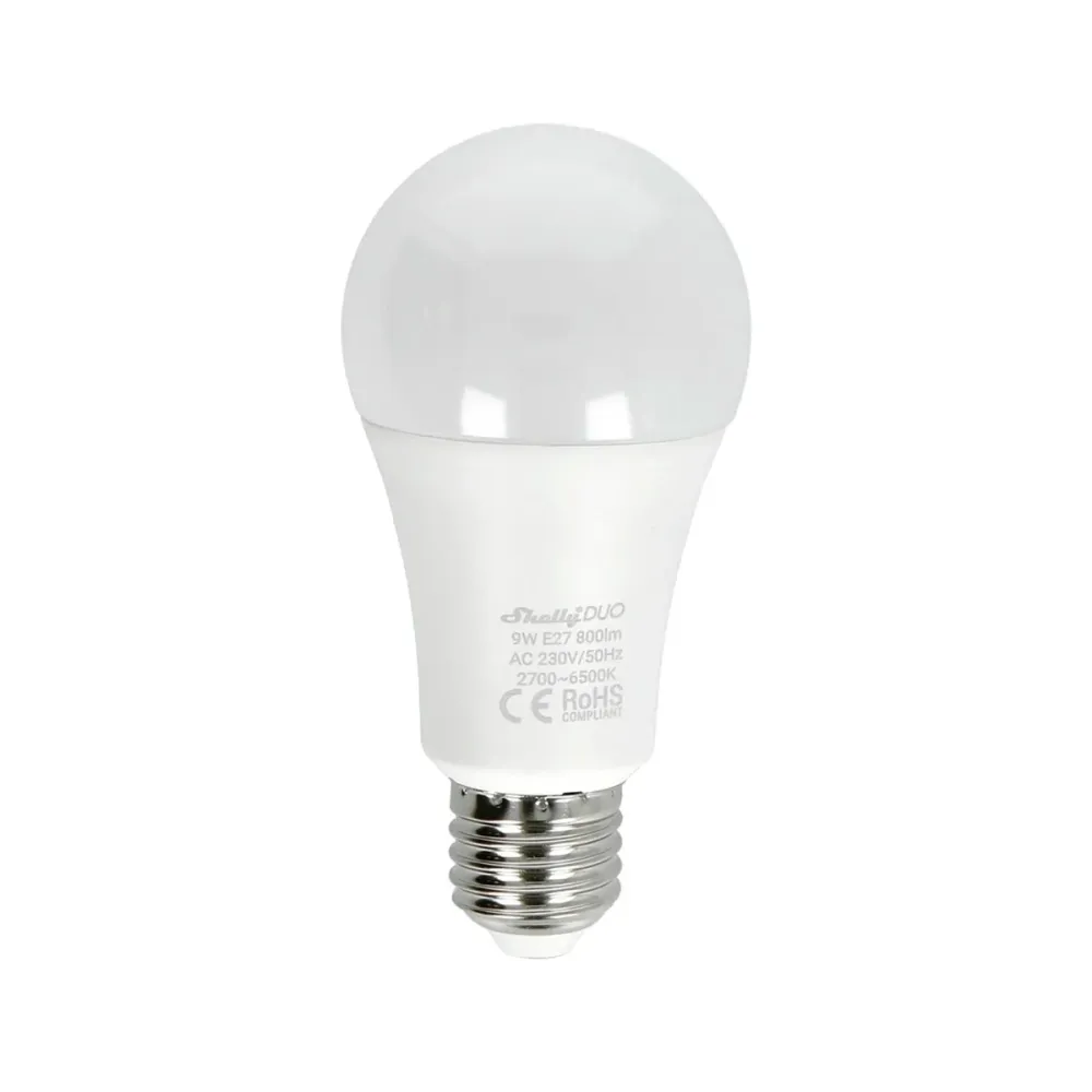 Lâmpada Inteligente Shelly Duo 9W/60W E27