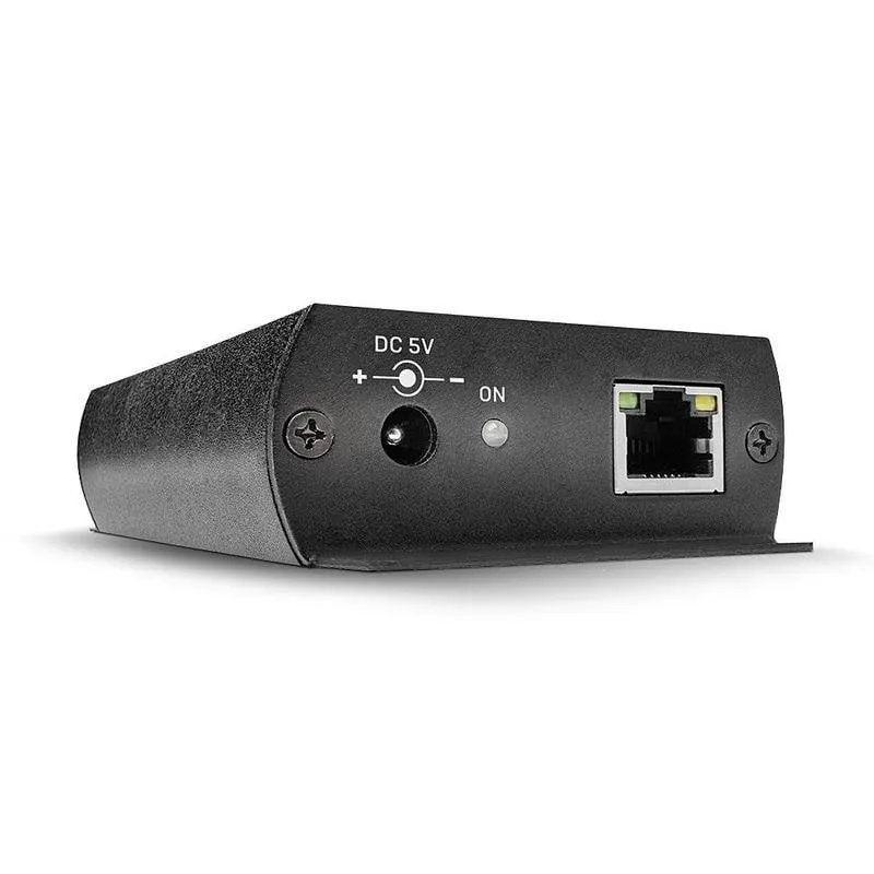 Repetidor de rede Lindy 480 Mbit/s 280 m Cat5e Cat6 Alumínio preto