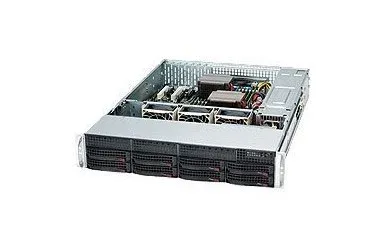 Supermicro SC825TQC-600LPB Rack Black 600 W CSE-825TQC-600LPB