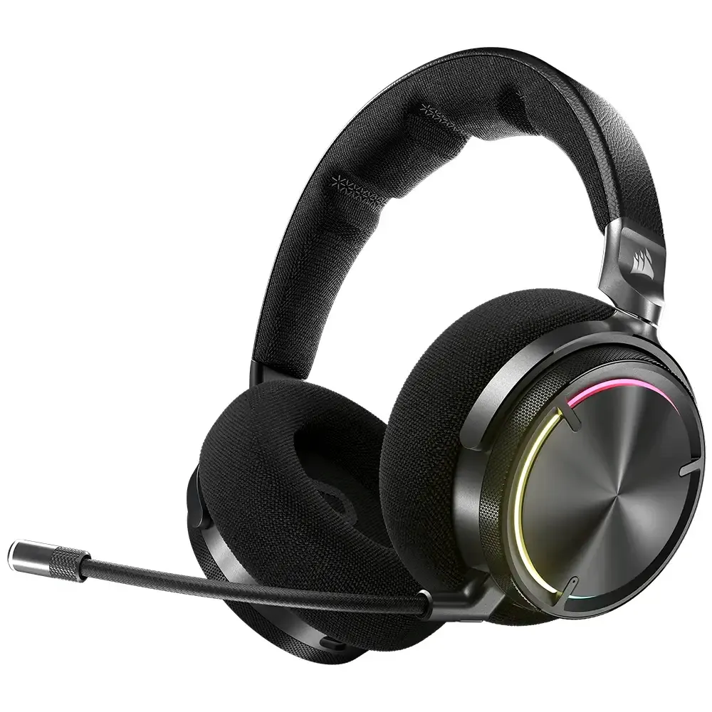 Headset Corsair Virtuoso Max RGB Wireless/Bluetooth Carbono