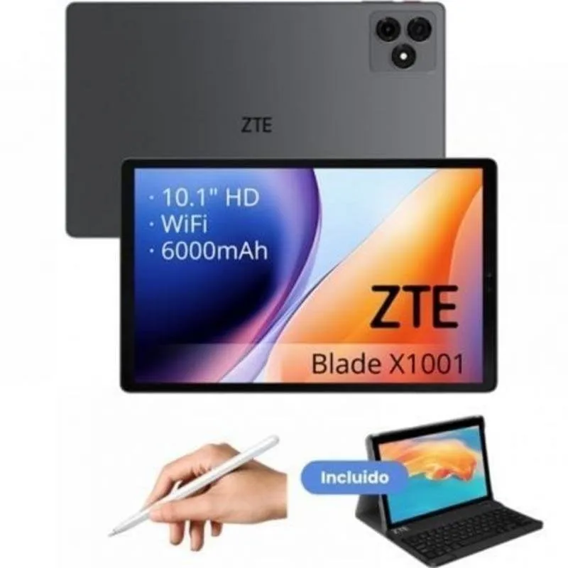 Tablet ZTE Tab Blade X1001W WiFi 10,1" 4GB 128GB Cinzento com Teclado e Stylus Pen