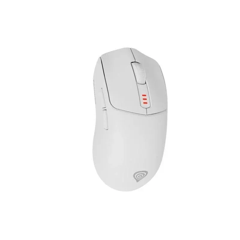 Ratón Genesis Zircon 500 Wireless RF 2.4GHz Bluetooth 5.0 10000 DPI Branco