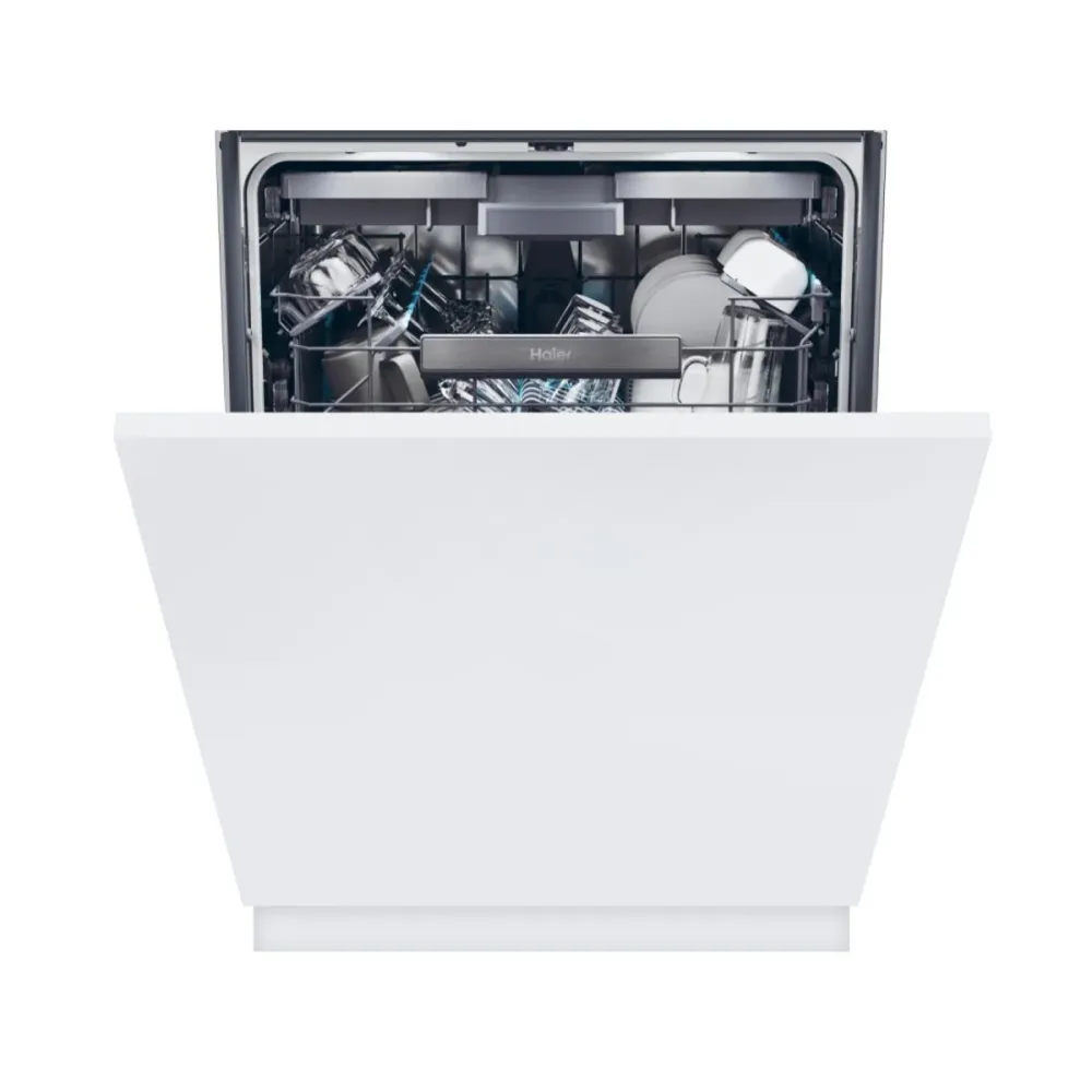 Máquina de Lavar Louça de Encastre Haier Washlens Plus Series 2 16 Conjuntos Wi-Fi Branco - XS 6B0S3FSB