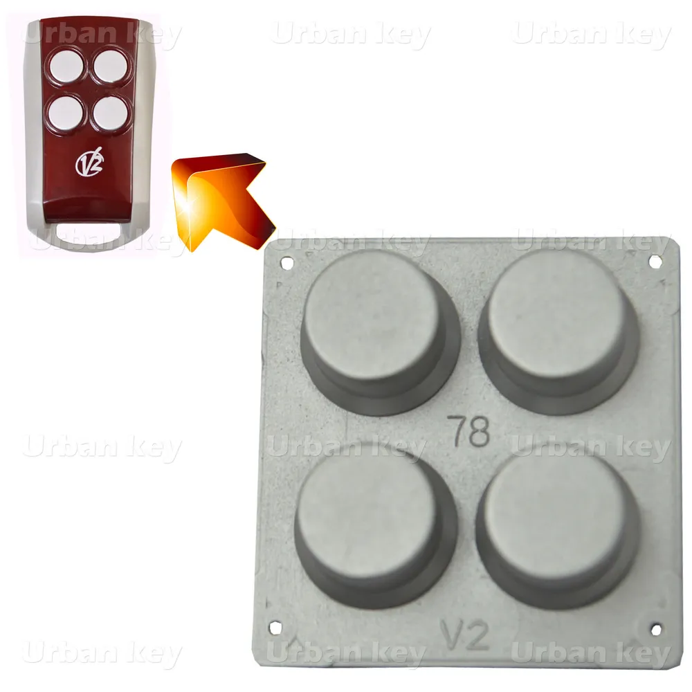 Botões De Borracha Para Emissor V2 Phoenix De 4 Botões - TAS003UK