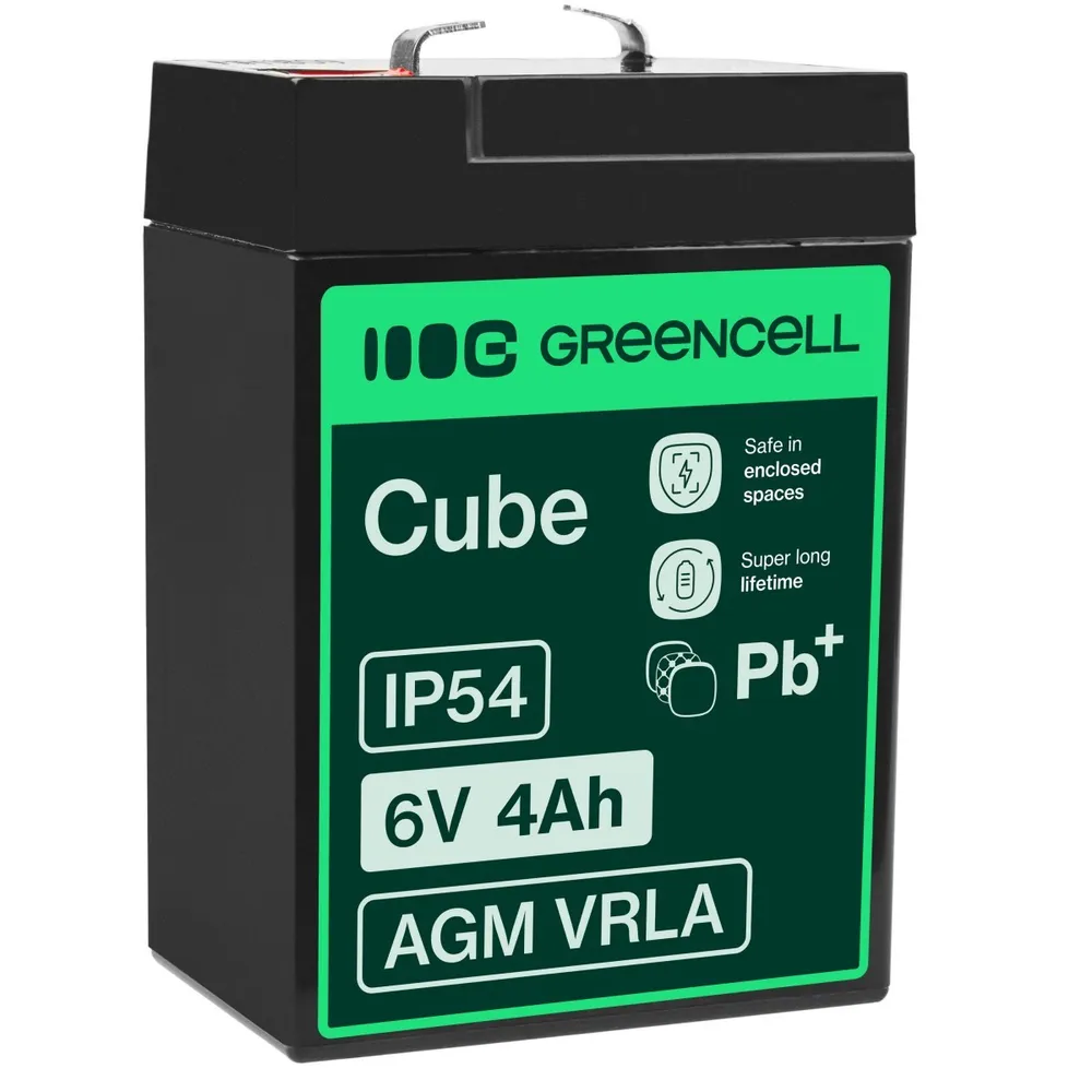Green Cell AGM15 UPS battery Sealed Lead Acid (VRLA) 6 V 4 Ah AGM15