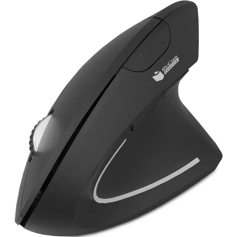 PcCom Essential E20 Rato Ergonómico Sem Fios 1.600 DPI Preto