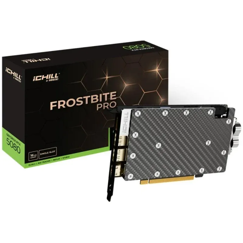 INNO3D iChill GeForce RTX 5080 16GB GDDR7 Placa Gráfica com Reflex 2, RTX AI e DLSS4