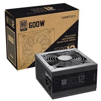 Fonte de Alimentação EUROTECH 600W 80Plus Bronze – BX12-600