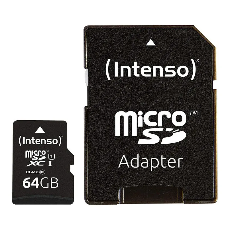 Intenso Cartão Micro SD SDXC Pro 64GB Classe 10