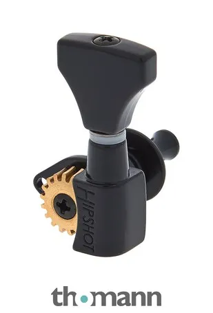 Hipshot 6GNOBT Guitar Tuner Black