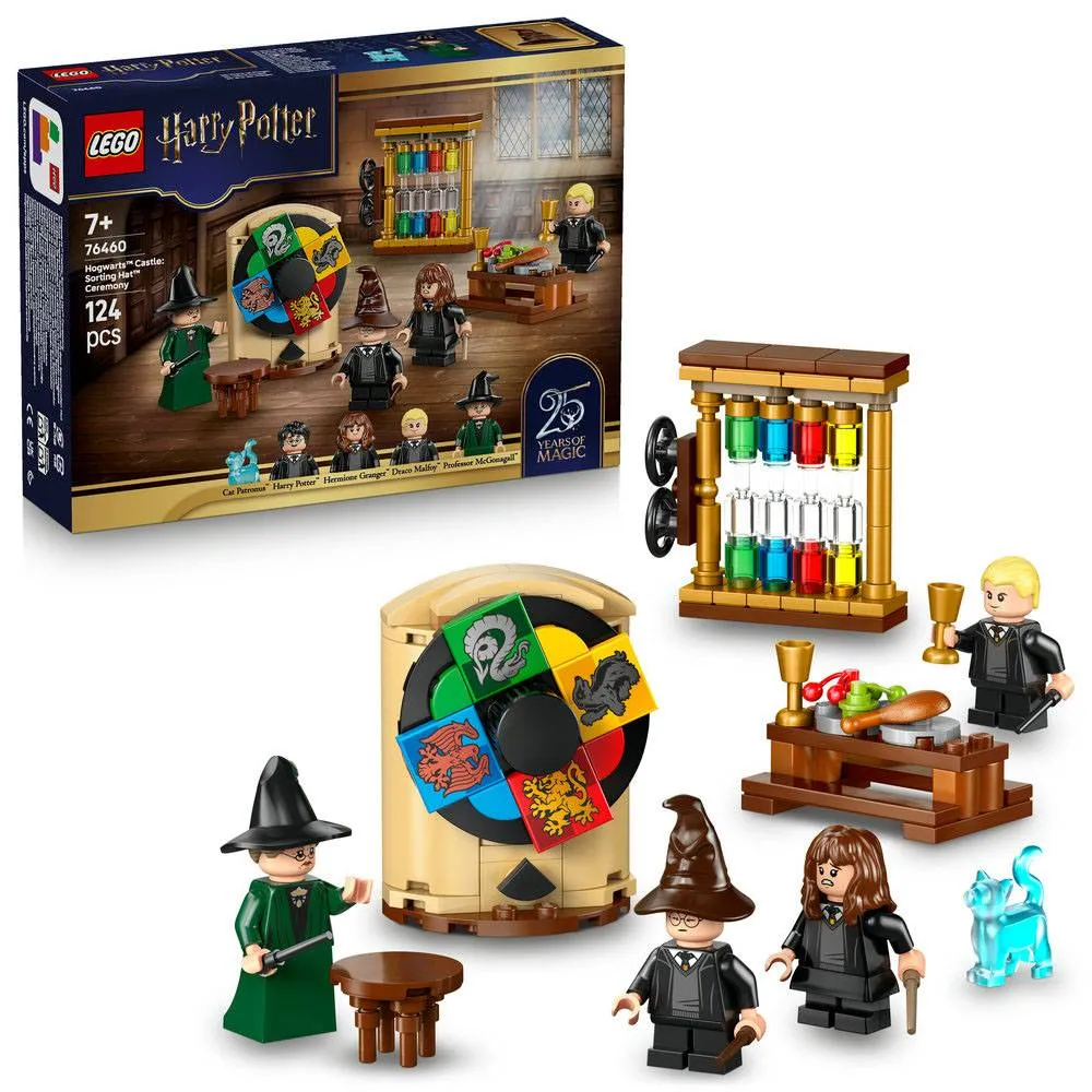 LEGO Harry Potter: Castelo de Hogwarts - Cerimónia do Chapéu Selecionador | Idades 7+ | 124 Peças | Item 76460