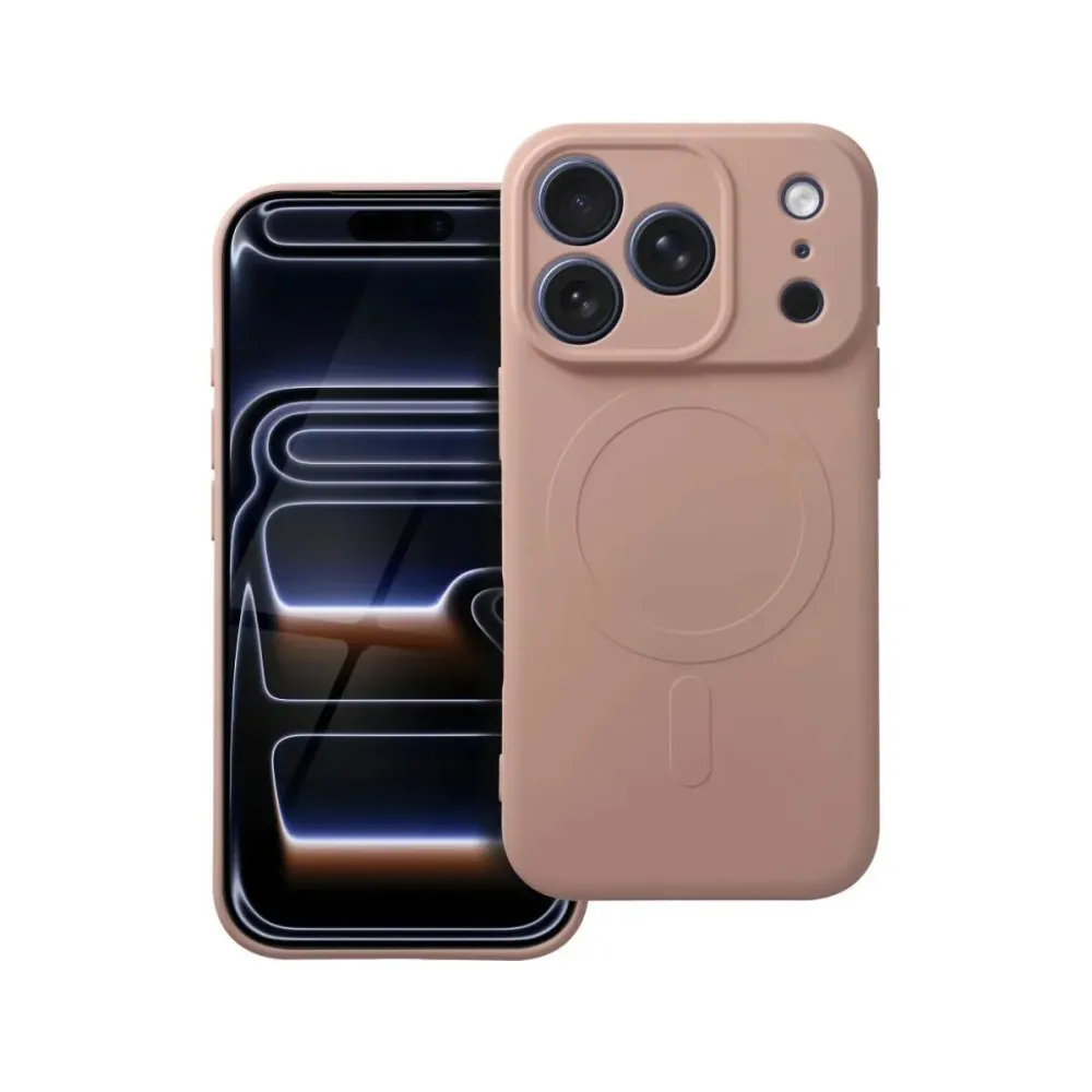 Capa de Silicone com Magsafe iPhone 17 Pro Rosa