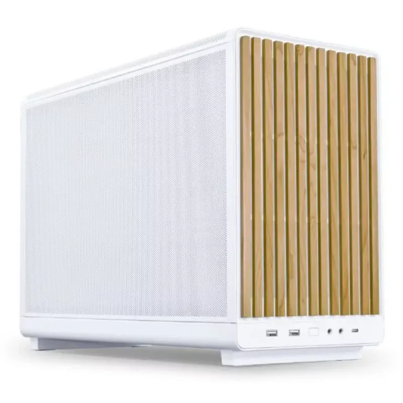 Caixa Micro-ATX Lian Li x Dan Cases A3 Branca Madeira