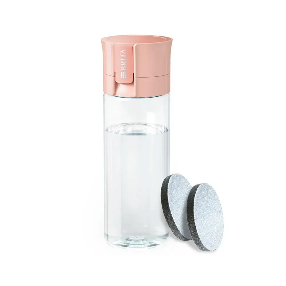 Garrafa Purificadora de Água Brita Vital Rosa Claro 600ml