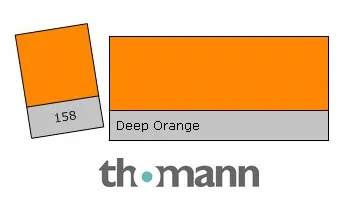 Lee Filter Roll 158 Deep Orange