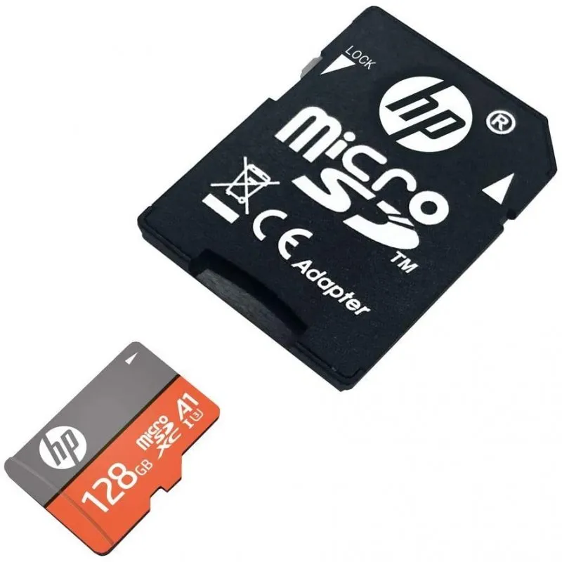 HP HFUD128-1V31A MicroSDXC 128GB Classe 10 UHS-III + Adaptador