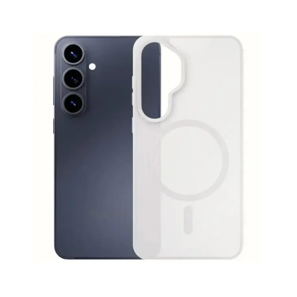 Capa 3MK Smoke MagCase Samsung Galaxy S26 Branco