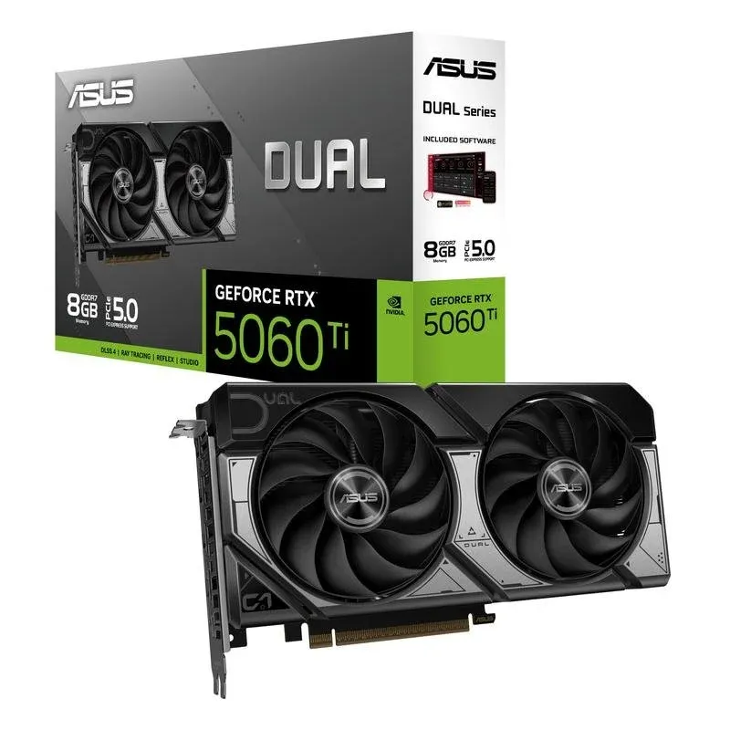 Placa Gráfica ASUS GeForce RTX 5060 Ti 8GB GDDR7 Reflex 2 RTX AI DLSS4