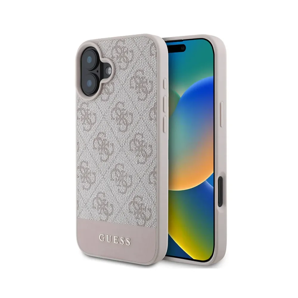 Capa Guess iPhone 16 GUHCP16SG4GLPI Rosa