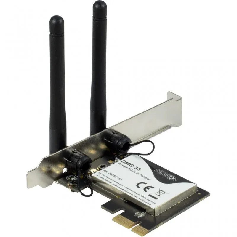 Inter-Tech DMG-33 Placa de Rede WLAN AC 1300 Mbit/s