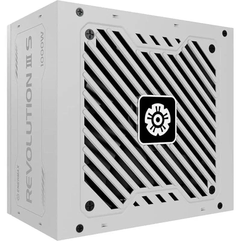 Fonte Alimentação Fonte de Alimentação Enermax Revolution III S 1000W 80 Plus Platinum Modular Snow White