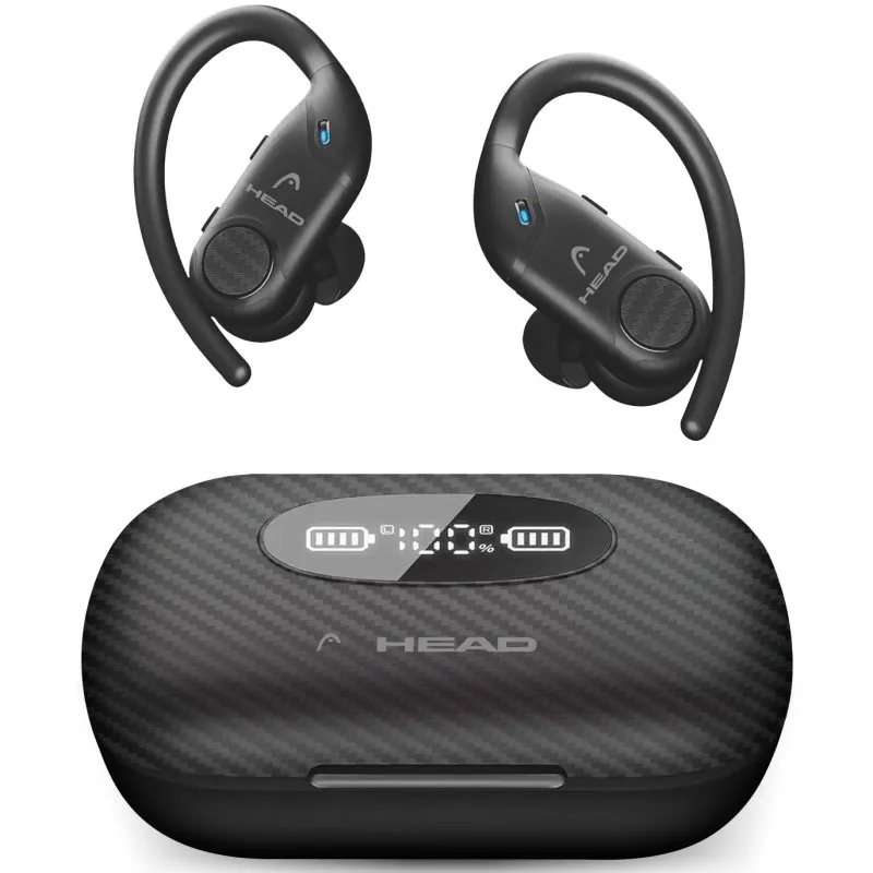 Head Flex Hooks Auriculares Sem Fios Autonomía 8+32H IPX7 Preto