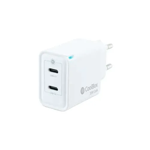 Carregador CoolBox COO-CUP-35CC Universal Branco CA Interior