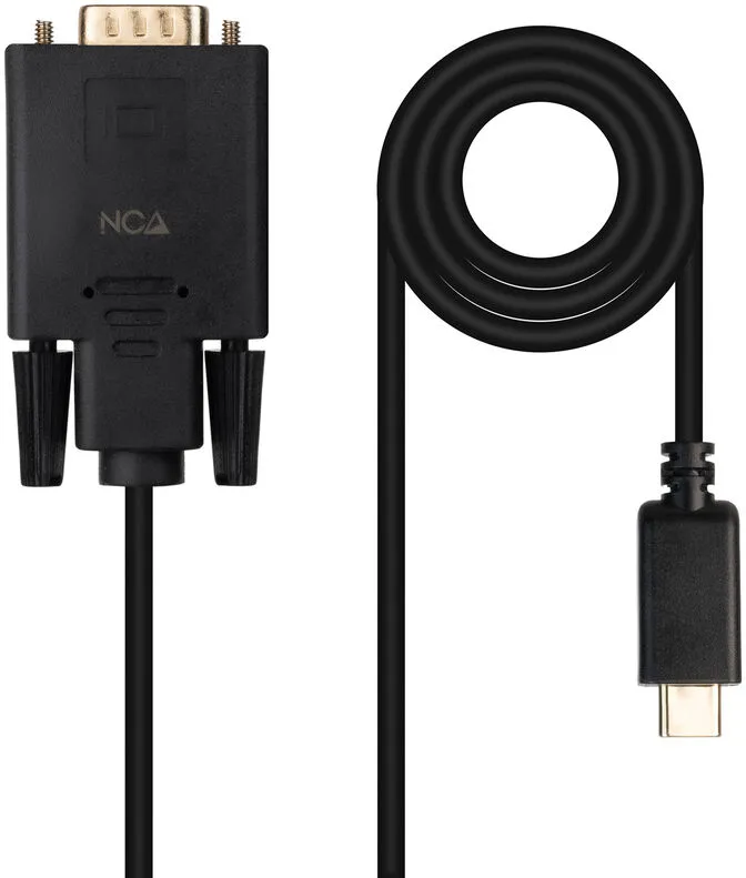 Cabo Conversor Nanocable USB-C > VGA 1.8 M Preto