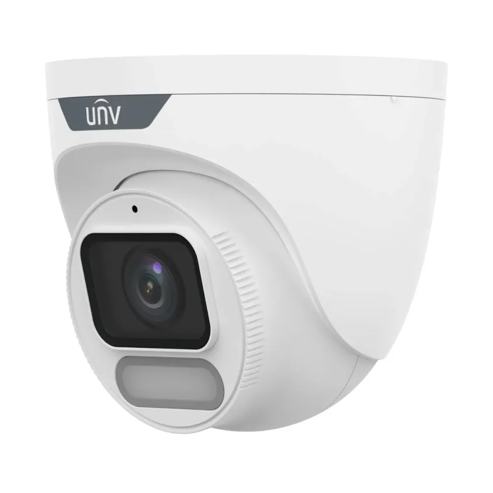 Câmara de Segurança IP Uniview Easy Turret 8MP 4mm PoE IP67 ColorHunter Branca - IPC3628LE-ADF40K-WP