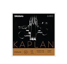 Jogo cordas Violino 4/4 Daddario Kaplan Amo KA310 Light tension