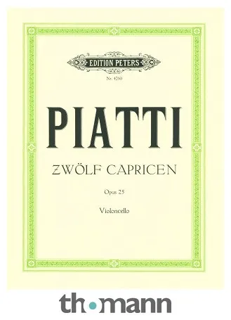 Edition Peters Piatti 12 Capricen op. 25
