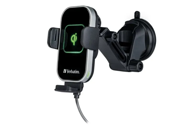 Carregador Rápido Verbatim Suporte Carro FWC-03 PRO QI WIRELESS