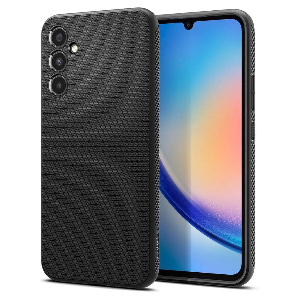 Capa Spigen Liquid Air Galaxy A34 5G Preta Matte
