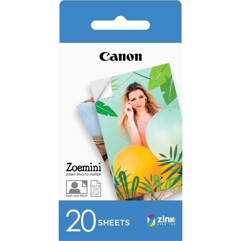 Zink Paper ZP-2030 - 20 folhas (p/ impressora Zoemini)