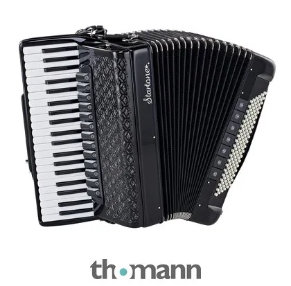 Startone Piano Accordion 120 IV Black