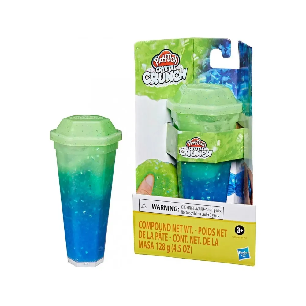 Jogo Play-Doh Crystal Crunch Verde/Azul