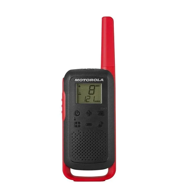 Walkie Talkie Motorola Talkabout T62 Two-Way Vermelho - 2 Unidades