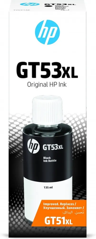 HP GT53XL 135-ml Black Original Ink Bottle 1VV21AE