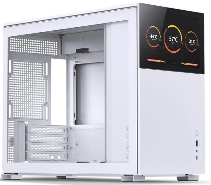 Caixa Micro-ATX Jonsbo D31 STD Com Visor Vidro Temperado Branco