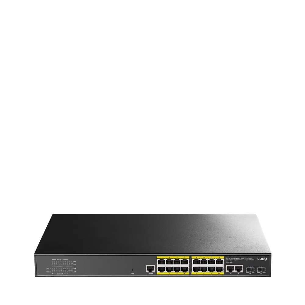 Cudy GS2018PS2 Gerido L2 Gigabit Ethernet (10/100/1000) GS2018PS2-200W