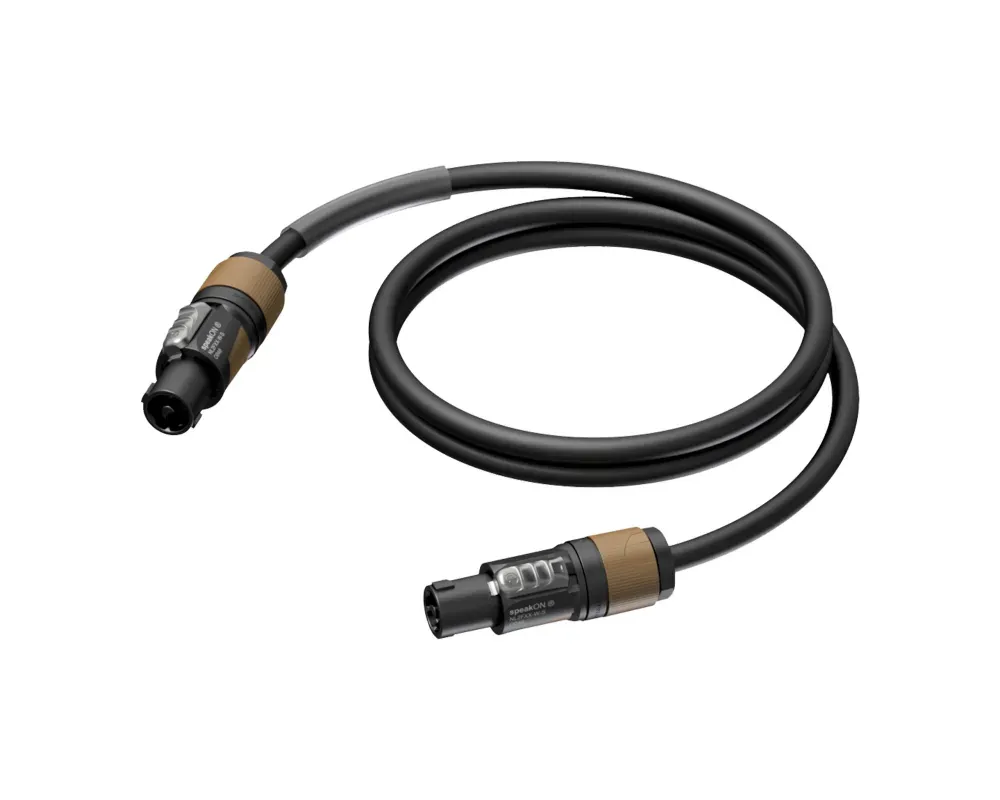 Procab PRA522/ 15m. Loudspeaker cable - 2 pole speakON cable - HighFlex