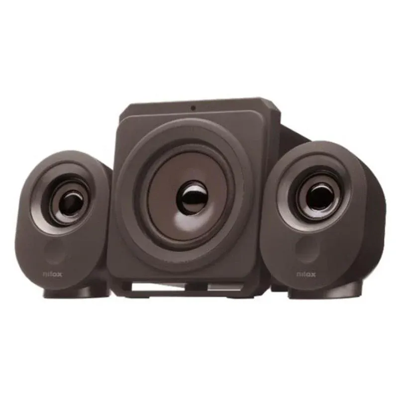Nilox Altifalantes 2.1 USB/Bluetooth 35W com Subwoofer Pretos para PC