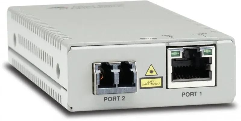 Allied Telesis AT-MMC2000/LC-960 conversor de rede de mídia 1000 Mbit/s 1310 nm Multimodo Cinza