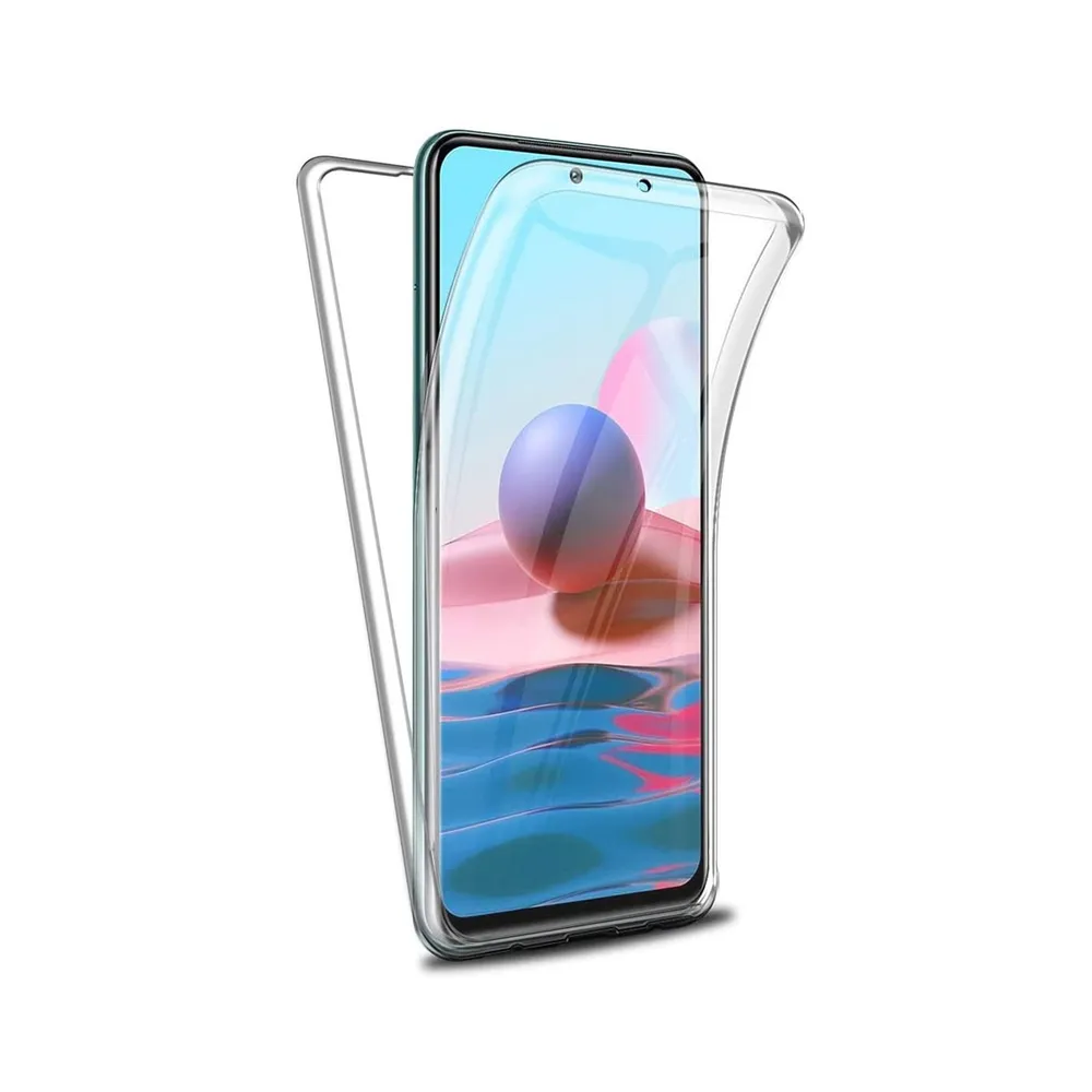Capa Silicone Frente e Verso Xiaomi Note 10 Transparente