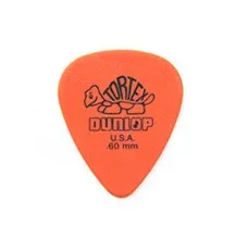 Palhetas Jim Dunlop Tortex Standard 0.60mm 72-Un Laranja